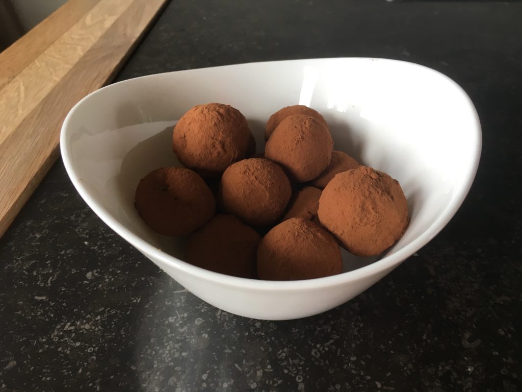Chocolade sinaasappel truffels